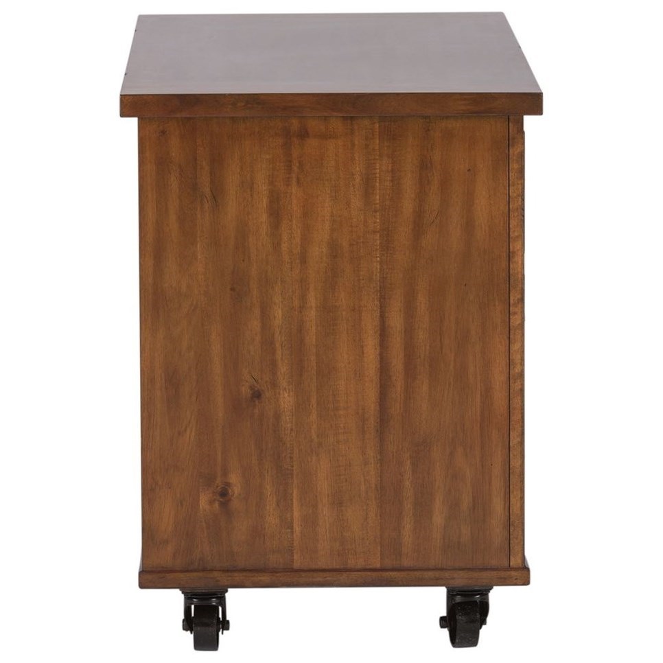 Credenza with pull out shop table